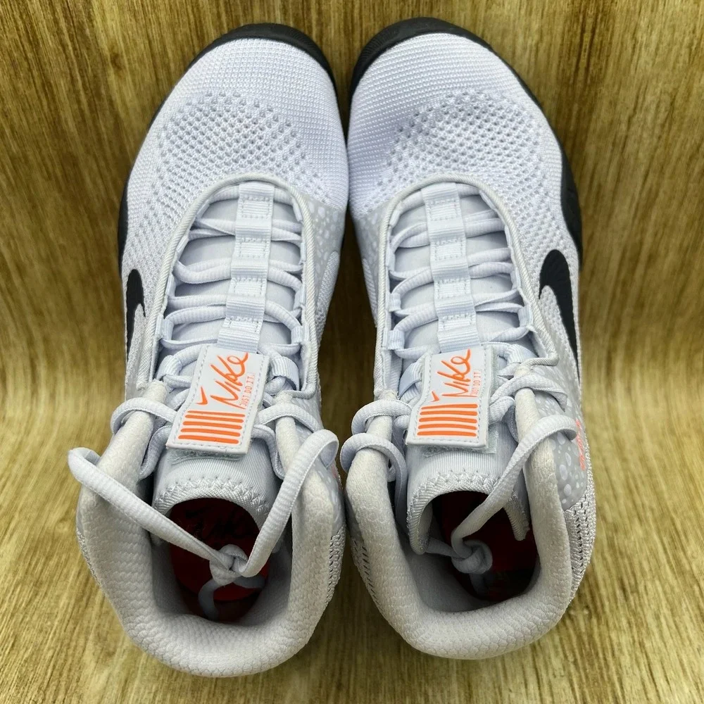 Nike Tawa SE Electric Pack Men's‎ 6.5 Grey Orange Wrestling Shoes DJ4474-900 NEW